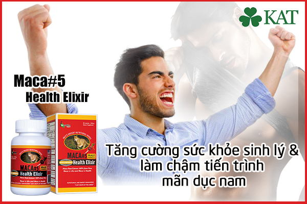 Maca#5 Health Elixir - Giải pháp cải thiện sinh lý nam