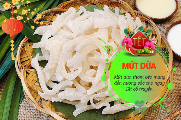 Món mứt dừa giúp Tết Việt trở nên hương sắc hơn