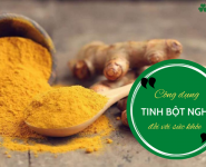 Những công dụng “thần kỳ” của tinh bột nghệ đối với sức khỏe Những công dụng “thần kỳ” của tinh bột nghệ đối với sức khỏe