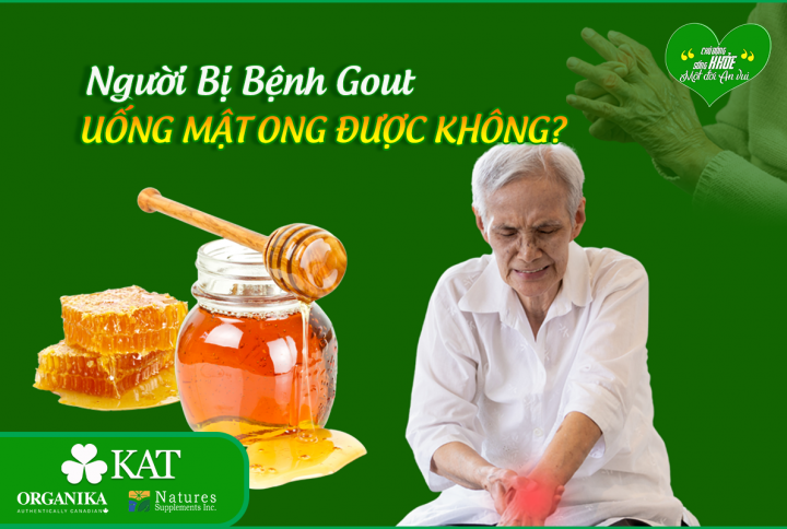 Gout uống mật ong được không