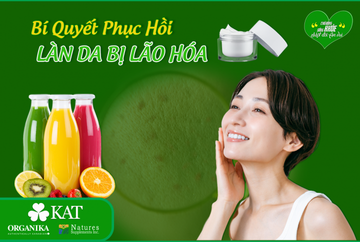 Bí quyết phục hồi làn da bị lão hóa