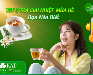 Top 5 loại trà giải nhiệt mùa hè hiệu quả bạn nên biết