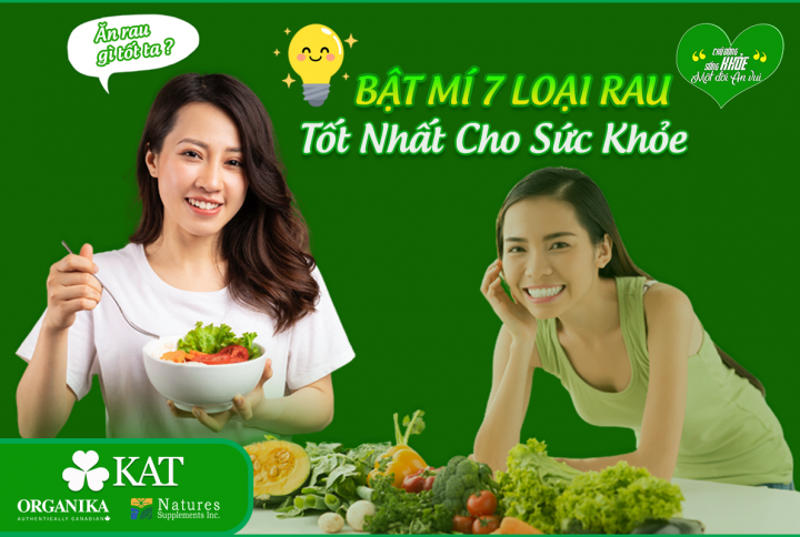 7 loại rau tốt cho sức khỏe