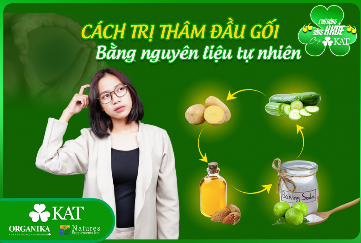 Cách trị thâm đầu gối bằng nguyên liệu tự nhiên tại nhà