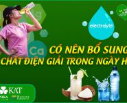 Có nên bổ sung chất điện giải trong ngày hè 