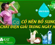 Có nên bổ sung chất điện giải trong ngày hè 