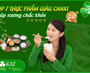 Top 7 thực phẩm giàu canxi giúp xương chắc khỏe