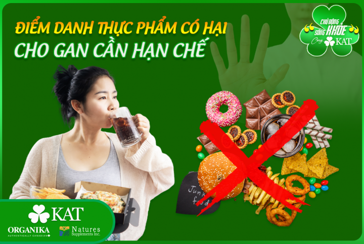 Những thực phẩm có hại cho gan bạn cần hạn chế