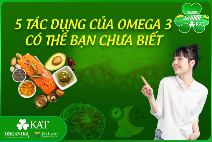 5 tác dụng của Omega 3 có thể bạn chưa biết