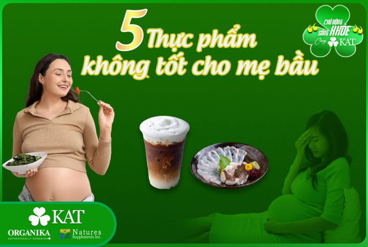 5 thực phẩm không tốt cho mẹ bầu