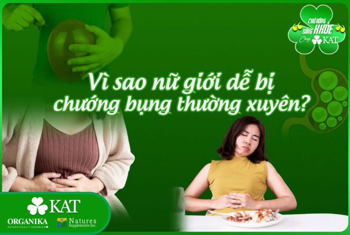 Vì sao nữ giới dễ bị chướng bụng kéo dài hơn nam giới?