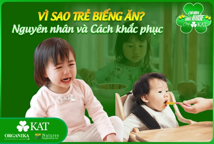 Vì sao trẻ biếng ăn