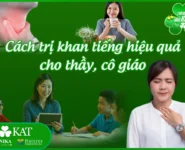 Cách trị khan tiếng hiệu quả cho thầy cô giáo