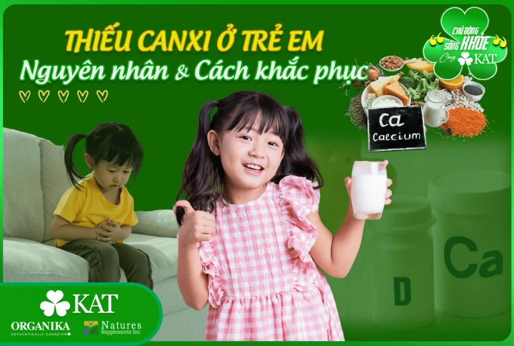Thiếu canxi ở trẻ